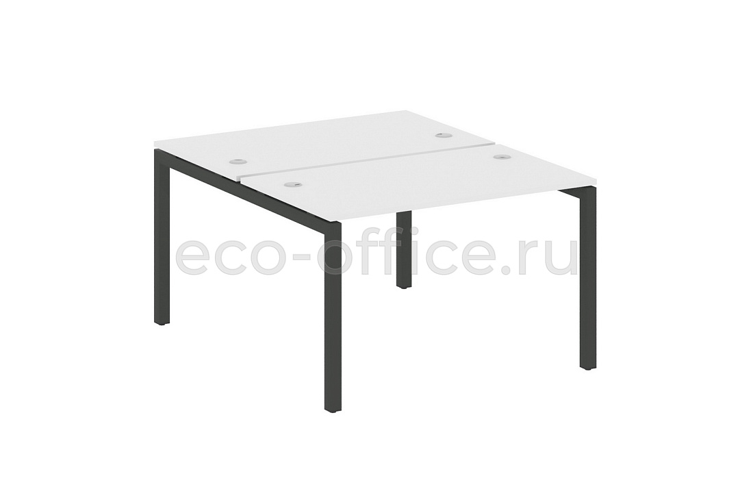 Рабочая станция METAL SYSTEM QUATTRO 5x5 50БП.РАС-СП-2.2 Белый / Антрацит металл купить в Москве