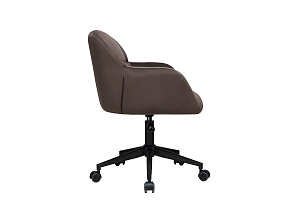 Кресло ECO-CHAIR EDMON 9-178 Тёмно-коричневый велюр фото