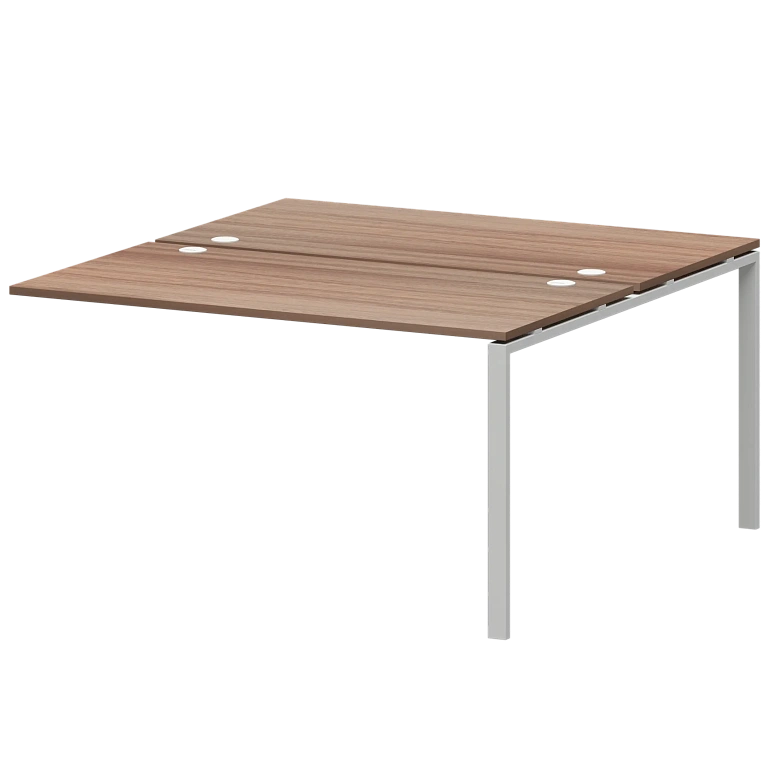 модуль двойной на 2 рабочих места protech амбэ-002 темный шимо/белый фото