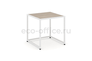 Стол журнальный LOFT VR.L-SJK-50 Дуб Аттик / Белый металл фото