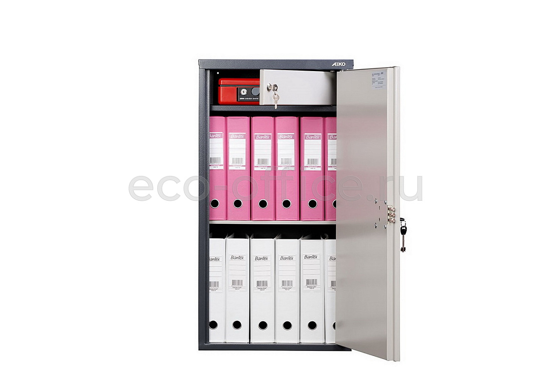 Шкаф бухгалтерский AIKO SL-87T Графит (RAL 7024) / Светло-серый (RAL 7038)  стоимость