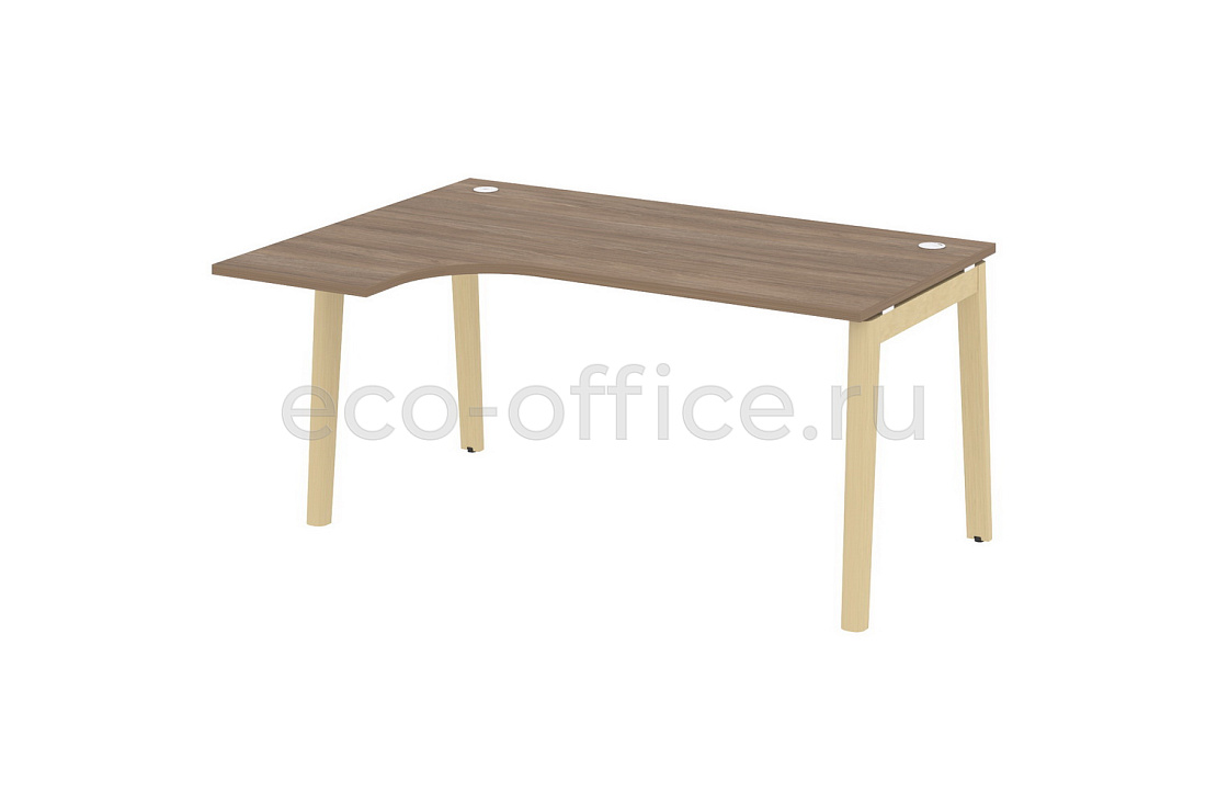 Стол эргономичный левый ONIX WOOD OW.SA-4 (L) Дуб Аризона / Дуб Светлый  стоимость