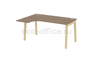 Стол эргономичный левый ONIX WOOD OW.SA-4 (L) Дуб Аризона / Дуб Светлый фото