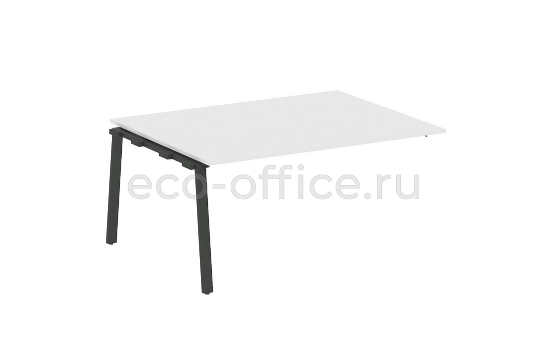 Проходной наборный элемент переговорного стола METAL SYSTEM STYLE БА.ППРГ-4 Белый / Антрацит металл  стоимость