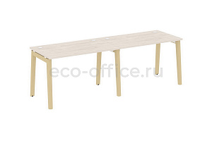Рабочая станция на 2 рабочих места ONIX WOOD OW.RS-2.2.7 Денвер Светлый / Дуб Светлый фото