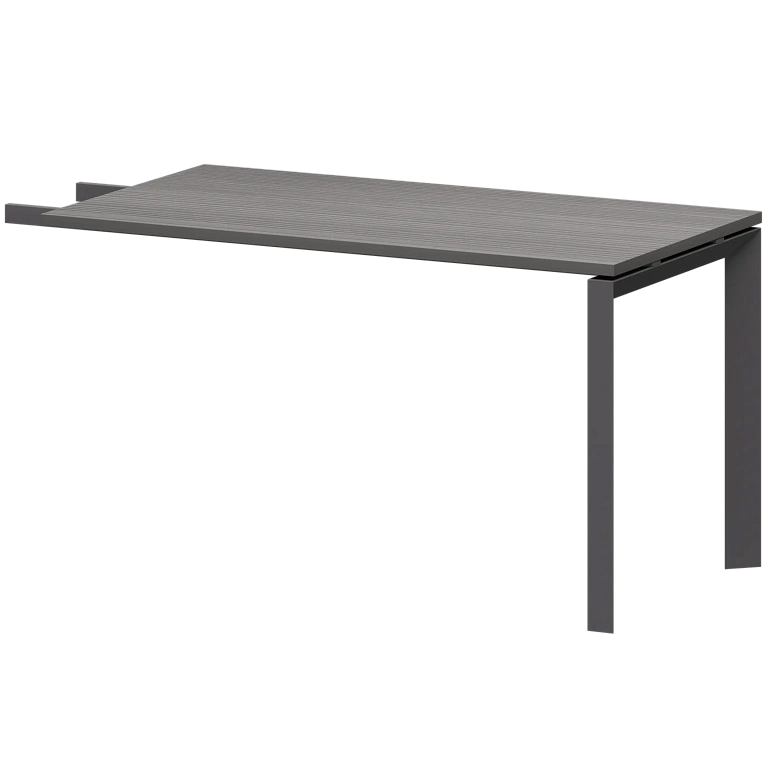 бриф-приставка на мтеталлокаркасе protech нтмпб-п-735 лиственница/антрацит фото