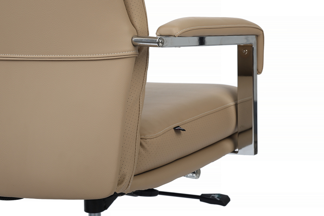 кресло rv chair leon-m b916 бежевая экокожа фото