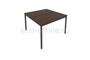 Рабочая станция на металлокаркасе SLIM SYSTEM С.СП-4.2 Венге Цаво / Антрацит металл фото