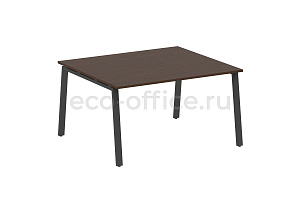 Стол переговорный (1 столешница) METAL SYSTEM STYLE БА.ПРГ-1.3 Венге Цаво / Антрацит металл фото