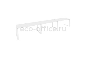 Рабочая станция на O-образном м/к ONIX O.MO-RS-3.4.7 Белый Бриллиант / Белый металл фото