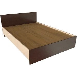 Кровать двуспальная Protech Т-415 Дуб венге/Ясень шимо фото