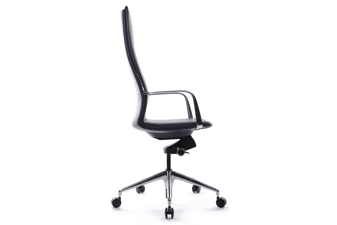 Кресло руководителя RV Design PLAZA FK004-A13 Чёрная кожа  стоимость