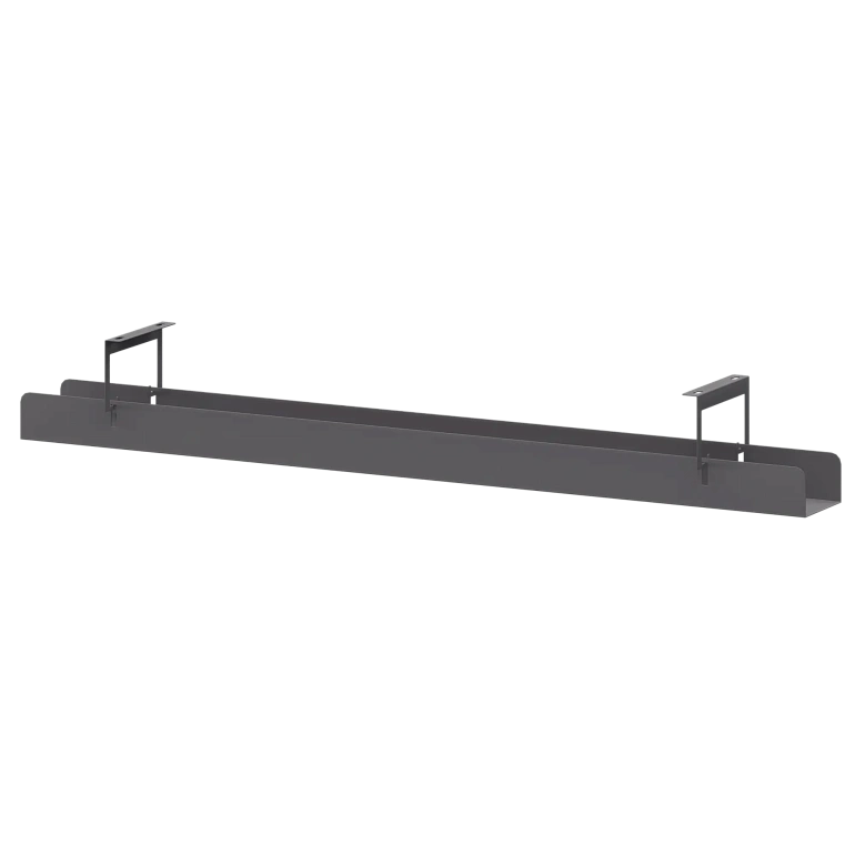 кабель-канал узкий для стола protech мк-0120.ф антрацит фото
