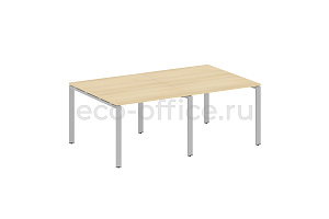 Стол переговорный (2 столешницы) METAL SYSTEM STYLE БП.ПРГ-2.1 Акация Лорка / Серый металл фото