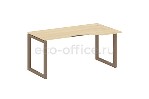 Стол криволинейный правый METAL SYSTEM QUATTRO 5x5 50БО.СА-1 Пр Акация Лорка / Мокко металл фото