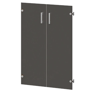 Комплект стеклянных дверей Protech А-304.С.Ф Тонированный фото