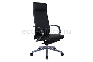 Кресло руководителя RV Design MONE A1811 Чёрная кожа фото