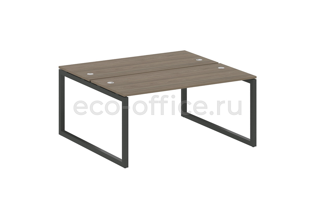 Рабочая станция METAL SYSTEM QUATTRO 5x5 50БО.РАС-СП-2.4 Вяз Благородный / Антрацит металл   стоимость