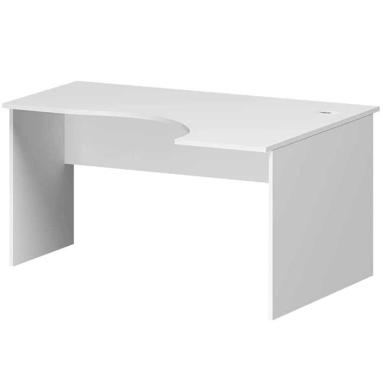 стол эргономичный правый protech а-201.пр белый фото