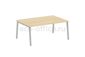 Стол переговорный (1 столешница) METAL SYSTEM STYLE БА.ПРГ-1.5 Акация Лорка / Серый металл фото