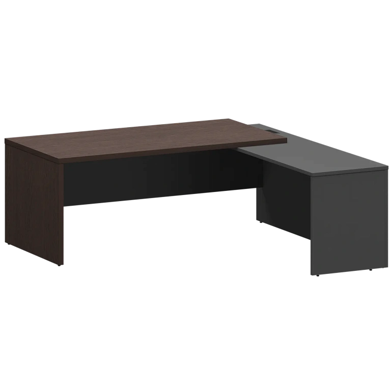 стол руководителя правый protech kzp-20r дуб венге/графит фото