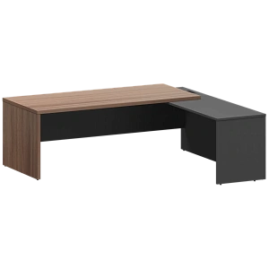 Стол руководителя правый Protech KZP-22R Темный шимо/Графит фото