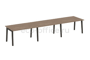 Стол переговорный (3 столешницы) ONIX WOOD OW.PRG-3.3 Дуб Аризона / Дуб Тёмный фото