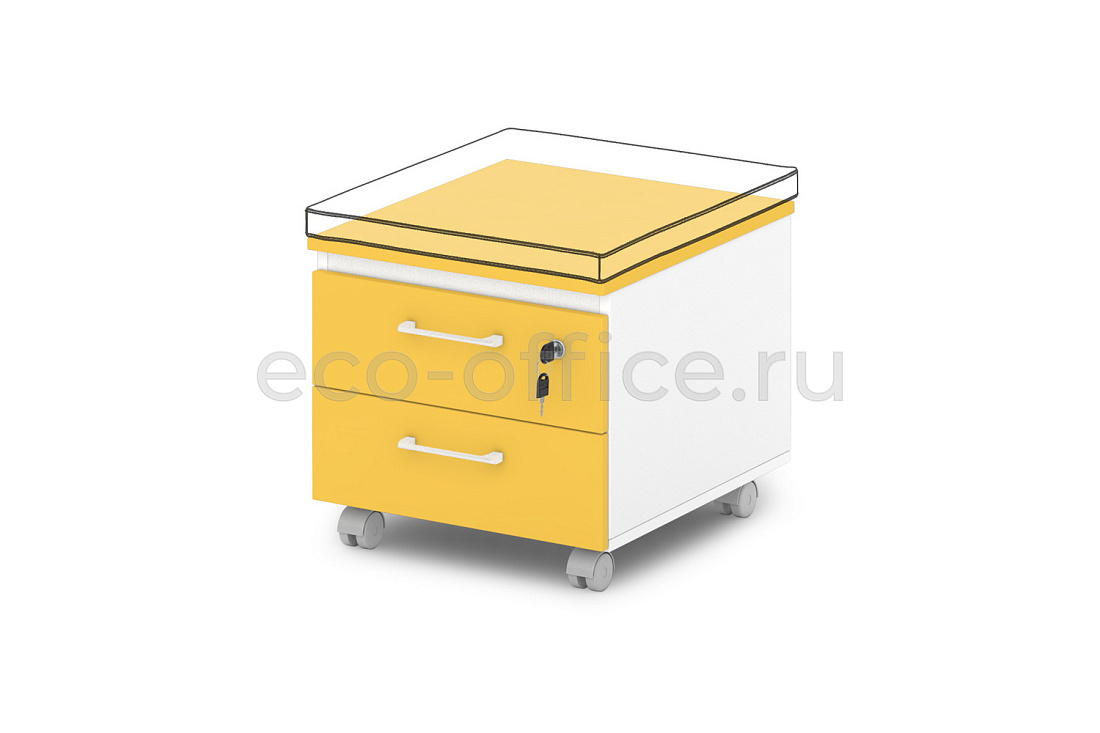 Тумба подкатная низкая SENTIDA COLOR S-96 Манго  стоимость