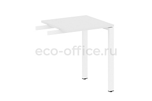 Приставной элемент на П-образном м/к METAL SYSTEM STYLE БП.ПР-1 Белый / Белый металл фото