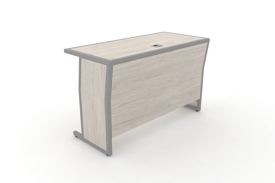 Стол для преподавателя DESK DK-1200U Денвер Светлый / Серый Металл  стоимость