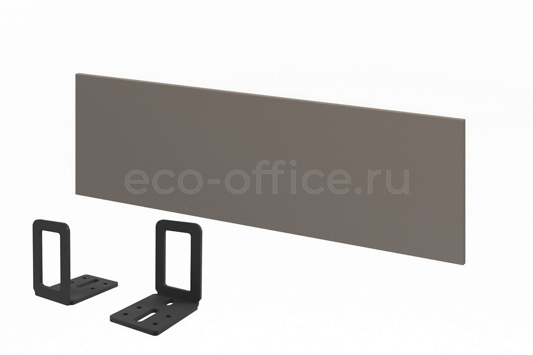 Экран к одному столу LEMO L-069-1 Трюфель купить в Москве
