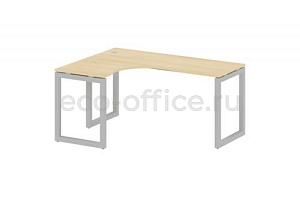 Стол криволинейный левый METAL SYSTEM QUATTRO 5x5 50БО.СА-4 Л Акация Лорка / Серый металл фото