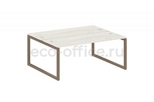 Рабочая станция METAL SYSTEM QUATTRO 5x5 50БО.РАС-СП-2.5 Дуб Наварра / Мокко металл фото
