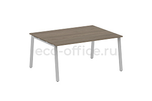 Стол переговорный (1 столешница) METAL SYSTEM STYLE БА.ПРГ-1.4 Вяз Благородный / Серый металл фото