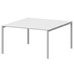 Стол переговорный на металлокаркасе Protech АМП-002.123 Белый/Белый фото