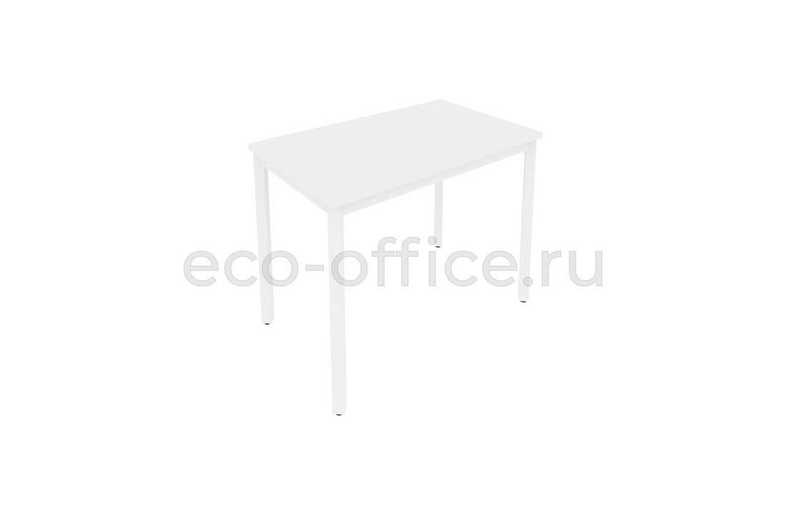 Стол письменный на металлокаркасе SLIM SYSTEM С.СП-3.1 Белый / Белый металл купить в Москве
