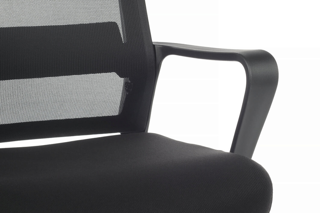 кресло rv chair mint 1029hb чёрная сетка / чёрная ткань фото