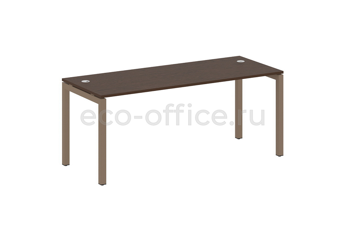 Стол письменный METAL SYSTEM QUATTRO 5x5 50БП.СП-5 Венге Цаво / Мокко металл купить в Москве