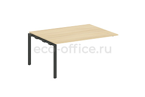 Проходной наборный элемент переговорного стола METAL SYSTEM STYLE БП.ППРГ-4 Акация Лорка / Антрацит металл фото