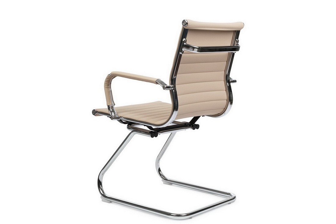 Конференц-кресло RV Chair HUGO 6002-3EC Бежевая экокожа  стоимость
