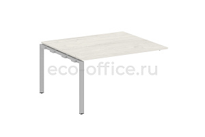 Проходной наборный элемент переговорного стола METAL SYSTEM STYLE БП.ППРГ-3 Дуб Наварра / Серый металл фото