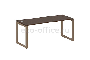 Стол письменный METAL SYSTEM QUATTRO 5x5 50БО.СП-5 Венге Цаво / Мокко металл фото