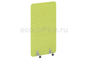 Перегородка на металлических опорах, на роликах R-LINE SOFT AP.R-100-180 Рогожка Romeo 01 / Серый металл фото