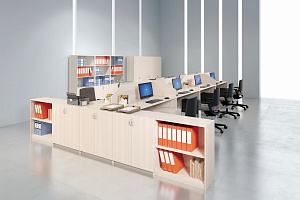 Мебель для персонала МАТРИЦА Ясень Шимо фото