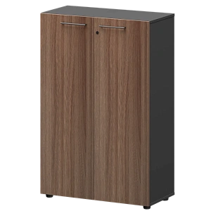 Шкаф средний закрытый Protech СМШ38F Темный шимо/Графит фото