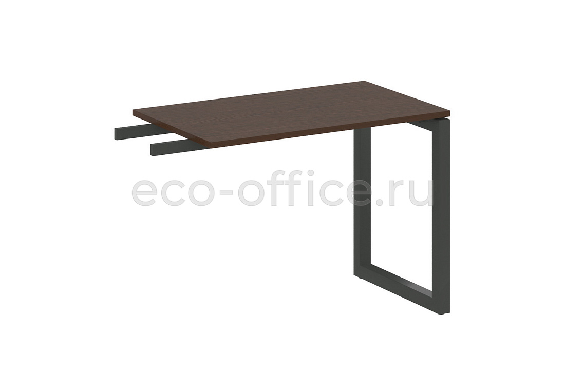 Приставной элемент на О-образном м/к METAL SYSTEM QUATTRO 5x5 50БО.ПР-3 Венге Цаво / Антрацит металл  стоимость