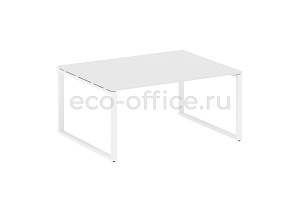Стол переговорный (1 столешница) METAL SYSTEM STYLE БО.ПРГ-1.4 Белый / Белый металл фото