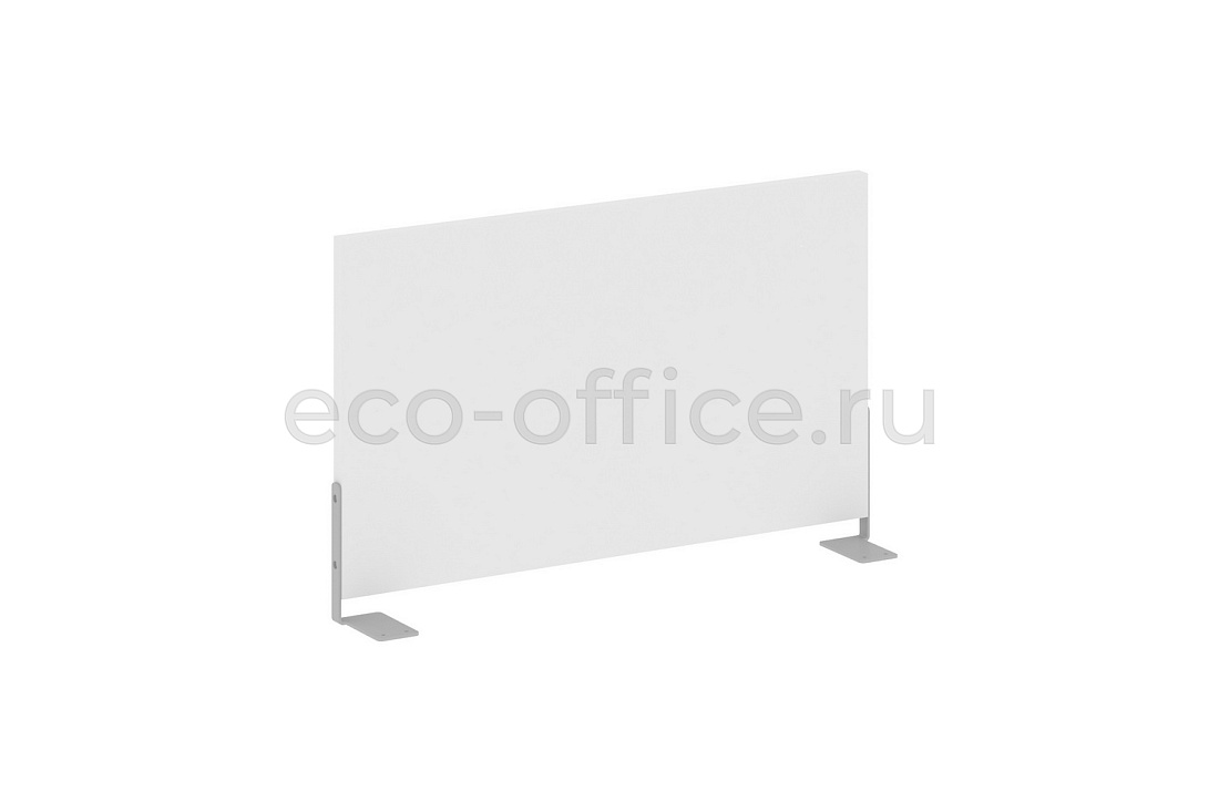 Экран для стола боковой L600 METAL SYSTEM STYLE Б.ЭКР-60 Белый / Серый металл  стоимость