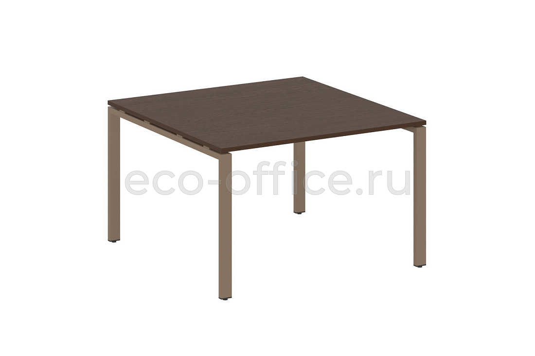 Стол переговорный (1 столешница) METAL SYSTEM STYLE БП.ПРГ-1.2 Венге Цаво / Мокко металл  стоимость