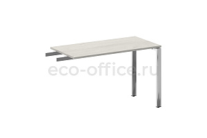 Брифинг-приставка METAL SYSTEM DIRECT БП.ПР-4 Дуб Наварра / Нержавеющая сталь фото